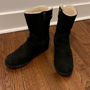 UGG black suede bootes